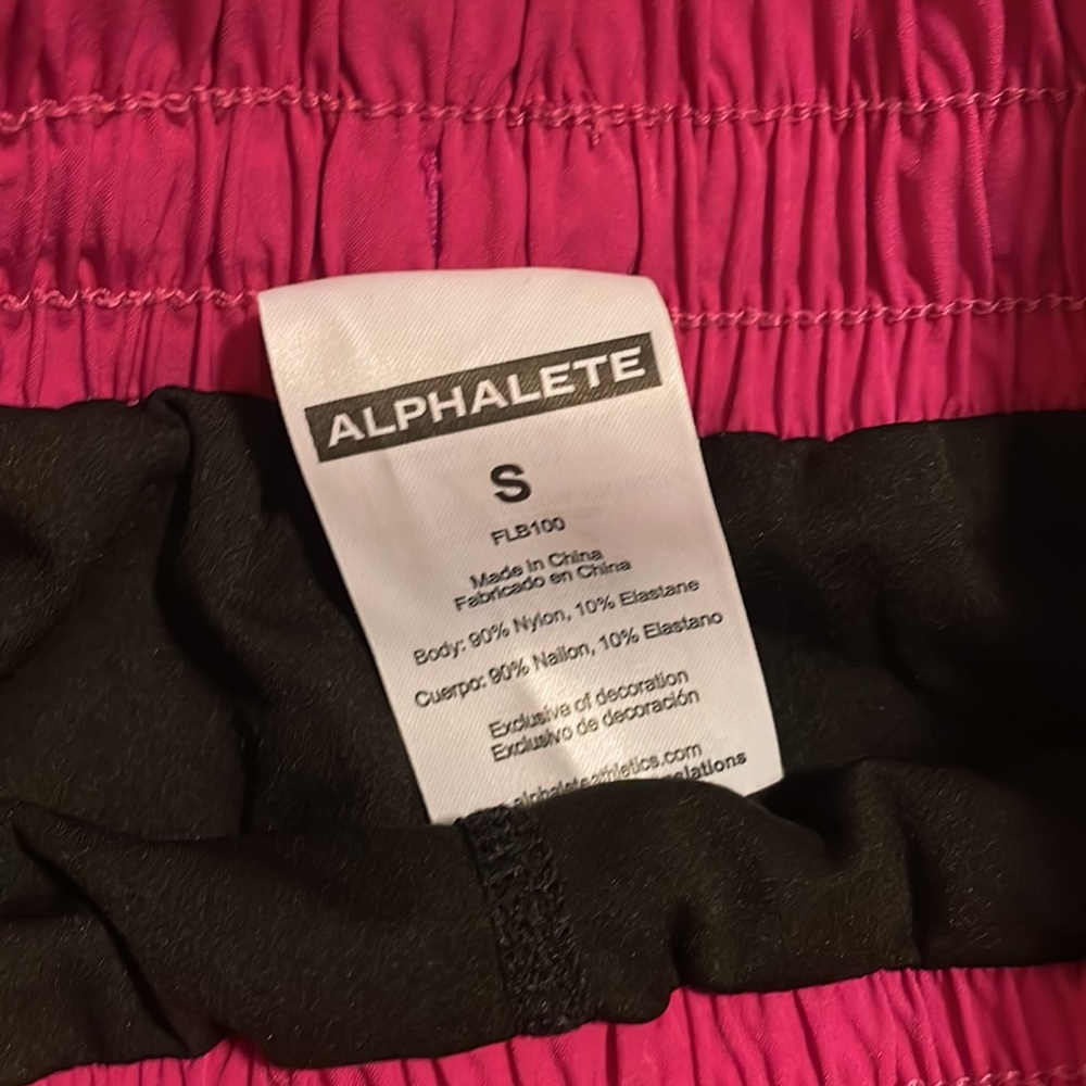 Alphalete 3” Stride Short In Arcade Pink View 3